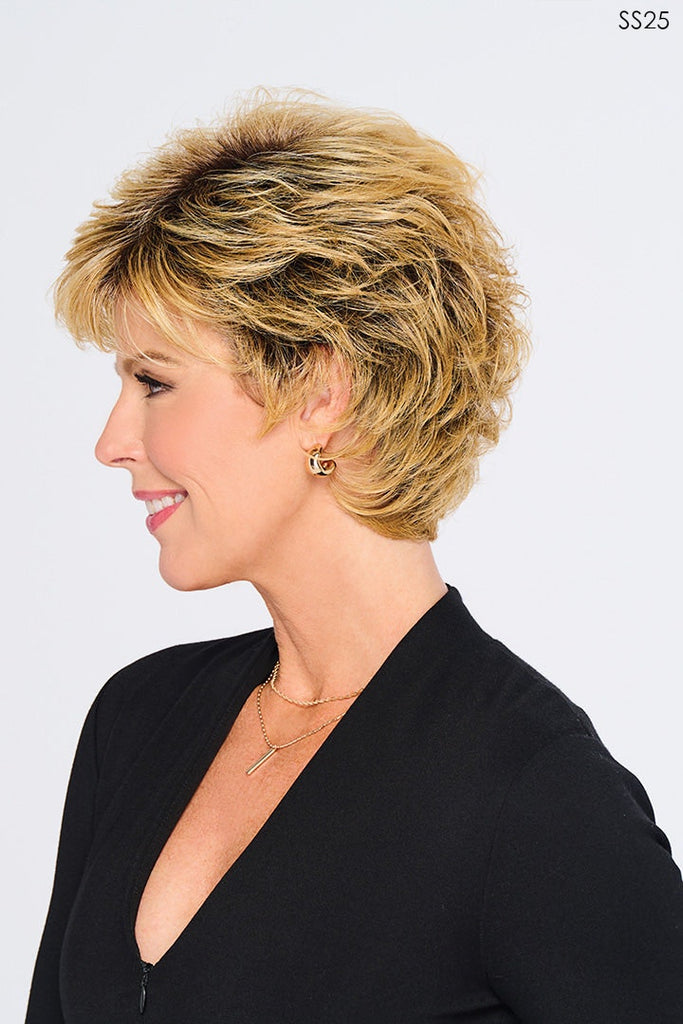 Swept Back Short Cut Wig by Hairdo | SS25