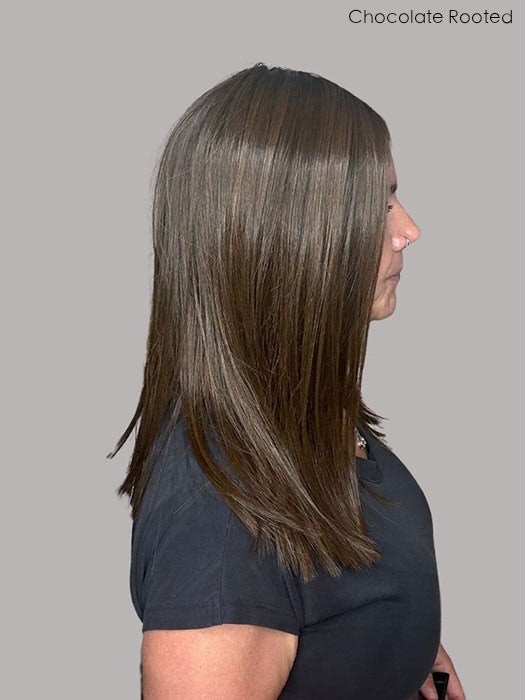 Sleek wig by Ellen Wille | Chocolate Rooted