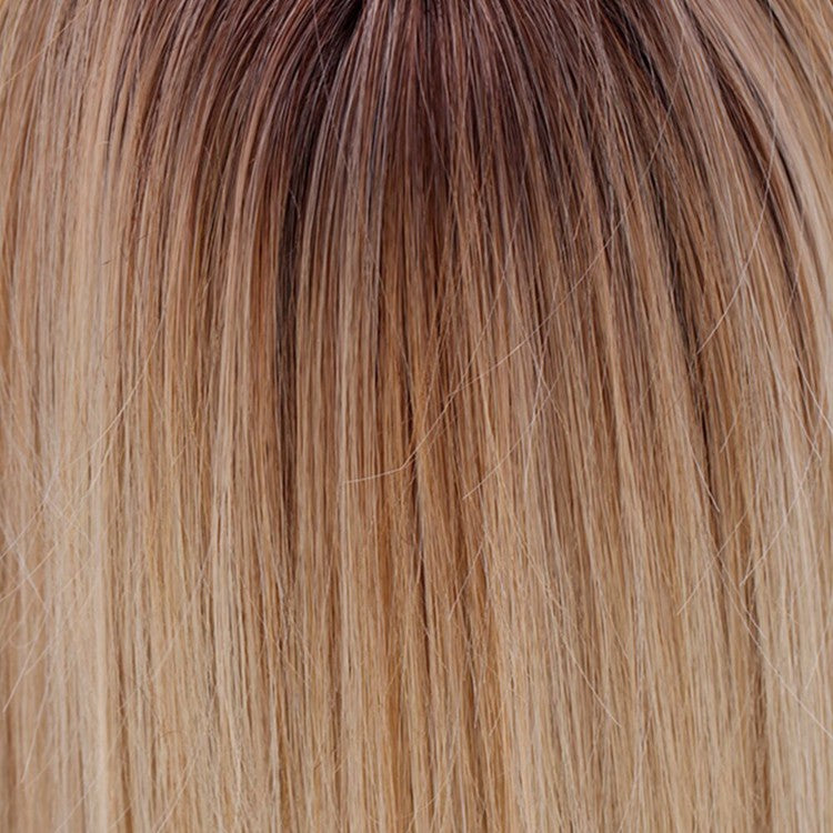 BelleTress Wigs | Honey with Chai Latte | 11R/88B/613 | A blend of Sienna Brown and cool medium brown rooting with a blend of honey blonde, light blonde and smoky blonde with a hint of pure blonde    