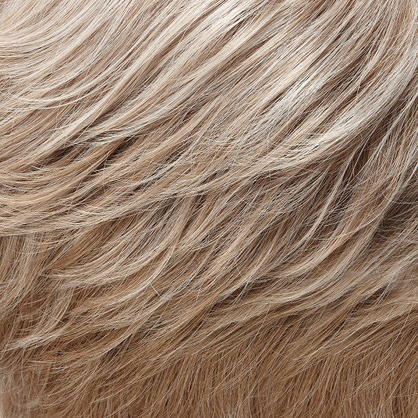 Jon Renau Wigs - Color PEARL WHITE FRONT, LIGHT BROWN W 75% GREY W PEARL WHITE TIPS NAPE (101F48T)