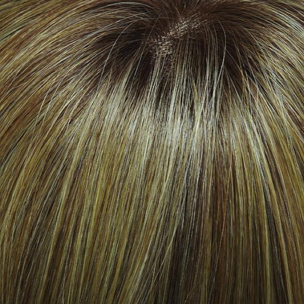 Jon Renau Wigs | 14/26S10 | Light Gold Blonde and Medium Red-Gold Blonde Blend, Shaded with Light Brown