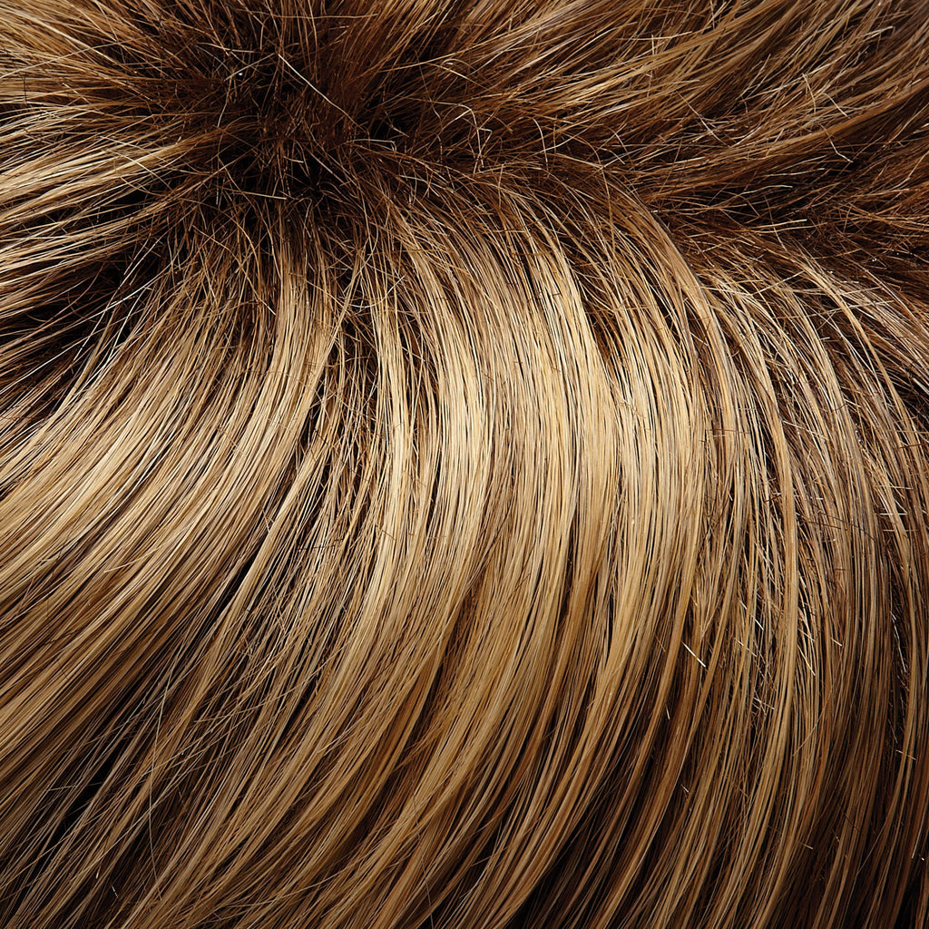 Jon Renau Wigs | 24BT18S8 | Medium Gold Brown and Light Gold Blonde Blend, Shaded with Dark Gold Brown