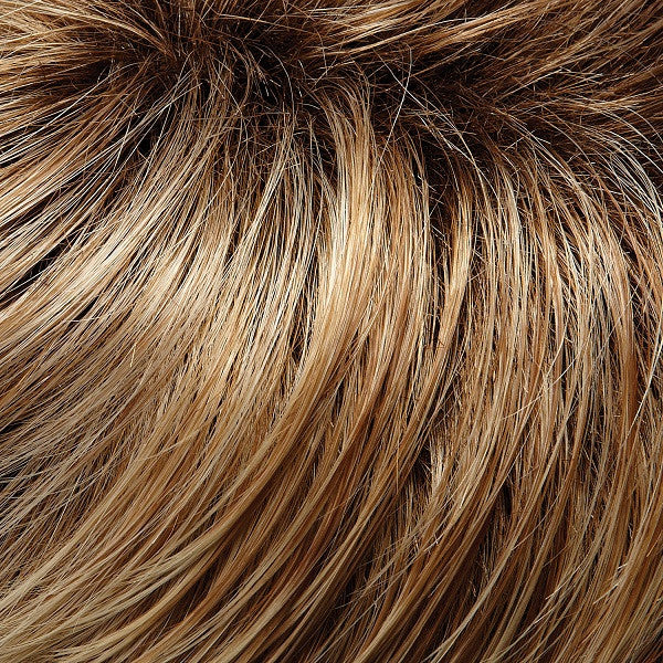 Jon Renau Wigs - Color STRAWBERRY BLONDE, WARM PLATINUM BLONDE BLEND, SHADED W MED BROWN (27T613S8)