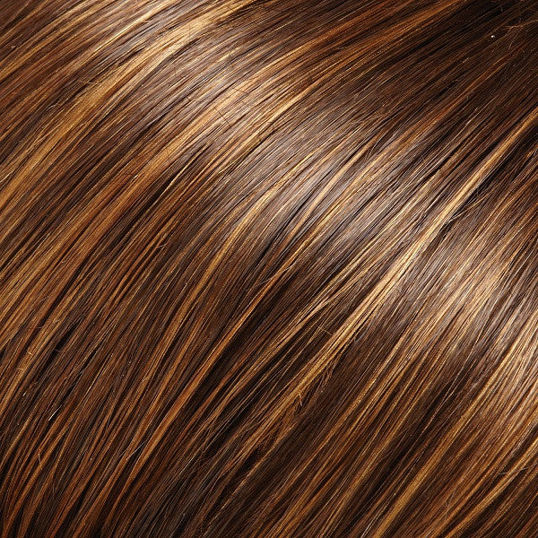 Jon Renau Wigs - Color BROWN W STRAWBERRY BLONDE HILITES (6F27)