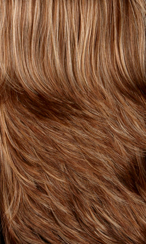 Henry Margu Wigs | 8/27/33H | Medium brown with gold blonde strawberry & auburn highlights