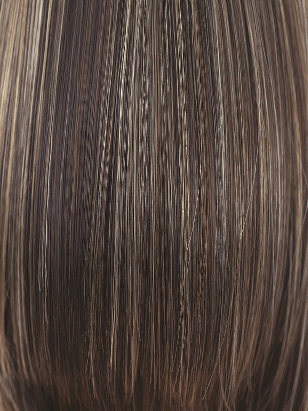 CHOC FROST R | Dark Brown with Honey Blonde and Platinum highlights with Dark Brown roots