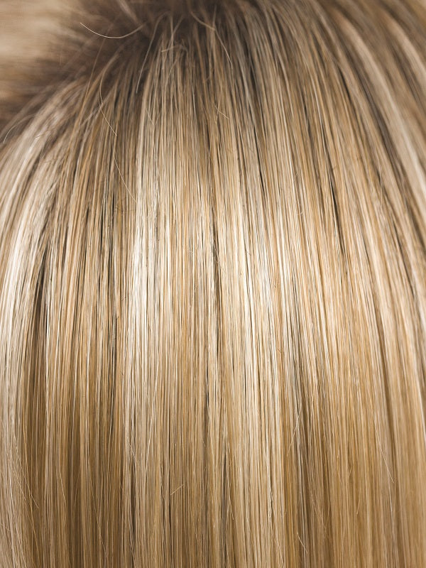 CREAMY TOFFEE R | Rooted Dark Blonde  Evenly Blended with Light Platinum Blonde and Light Honey Blonde