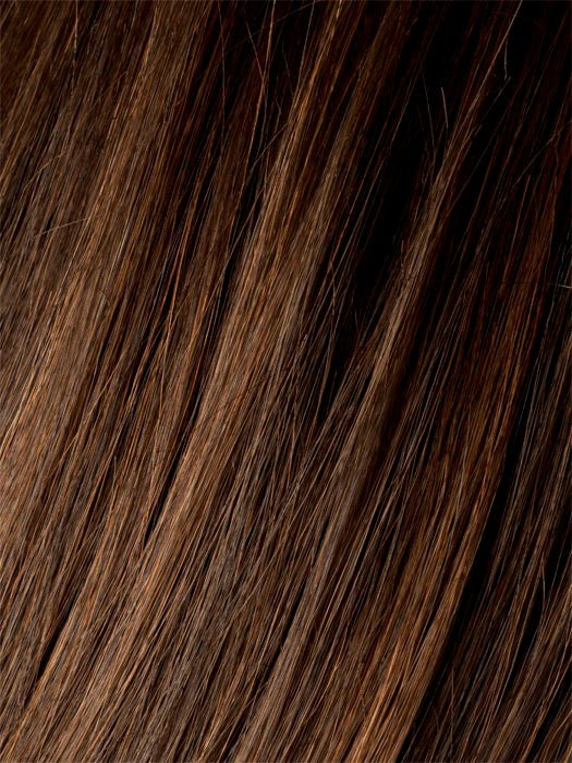 Ellen Wille Wigs | CHOCOLATE ROOTED | Medium to Dark Brown base with Light Reddish Brown highlights