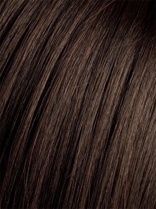 Ellen Wille Wigs | ESPRESSO ROOTED | Darkest Brown base with a blend of Dark Brown and Warm Medium Brown throughout with Dark Roots