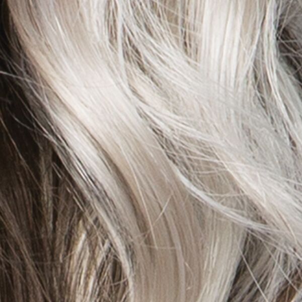 Estetica Wigs | ICYSHADOW | Iced Blonde Dusted with Soft Sand & Golden Brown Roots with Golden Brown Underneath