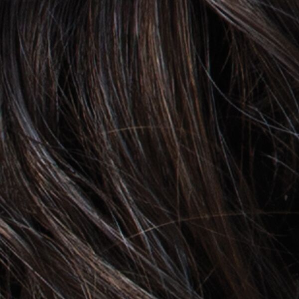 Estetica Wigs | CHOCOLATESMOKE | Dark Brown / Chestnut Brown Blend with Fine Slate Blue Highlights