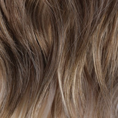 Estetica Wigs | R613BG14 | Dark Blonde with Fine Pale Blonde Highlights & Pale Blonde Tipped Ends