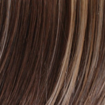 Estetica Wigs | R8/26H | Golden Brown w/Golden Blonde Highlights