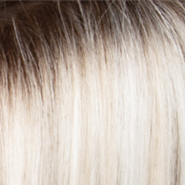 ESTETICA WIGS | SILVERSUNRT8 | ICED BLONDE WITH SOFT SAND & GOLDEN BROWN ROOTS